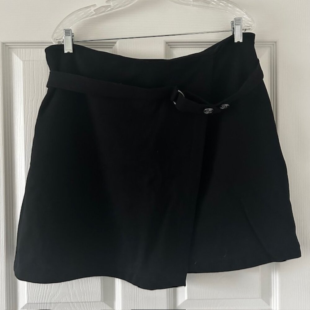 Anthropologie Maeve Wrap Mini Skirt XL